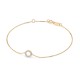 14K Yellow Gold Diamond Bracelet “Orbita II”