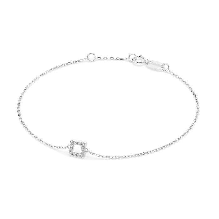 14K White Gold Diamond Bracelet “Atrium III”