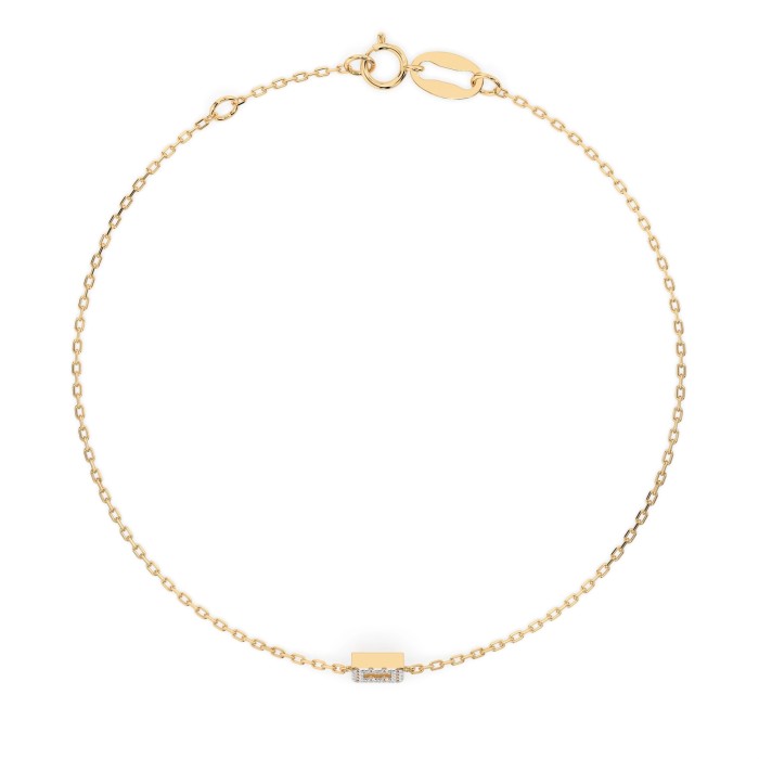 14K Yellow Gold Diamond Bracelet “Atrium II”