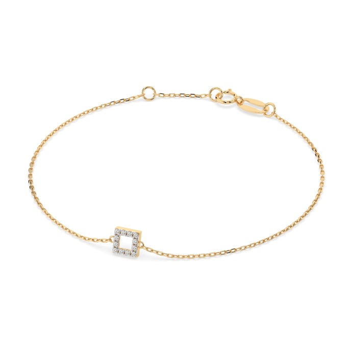 14K Yellow Gold Diamond Bracelet “Atrium II”