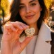 Segė moterims DiamondSky „Crystal Heart II“ (Aurora Borealis) su Swarovski kristalais