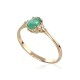 Gold Diamond and Emerald Ring “Grace IX”