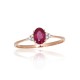 Gold Diamond and Ruby Ring “Grace VII”