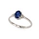 Gold Diamond and Sapphire Ring “Grace”