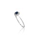 Gold Diamond and Sapphire Ring “Ferro”