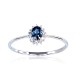 Gold Diamond and Sapphire Ring “Ferro”
