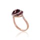 Gold Diamond, Ruby and Garnet Ring “Constellation III”