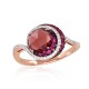 Gold Diamond, Ruby and Garnet Ring “Constellation III”