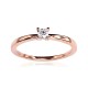 Gold Diamond Ring “Solitaire X”