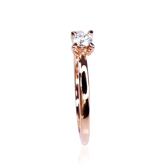 Gold Diamond Ring “Solitaire VIII”