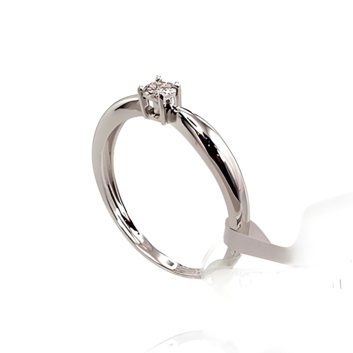 Gold Diamond Ring “Solitaire VIII”