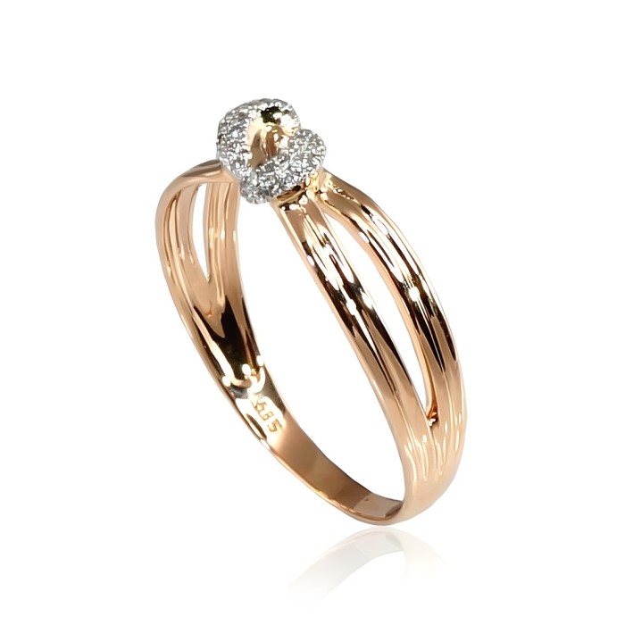 Gold Diamond Ring “Omega”