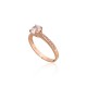Gold Cubic Zirconia Ring “Juno Gold”