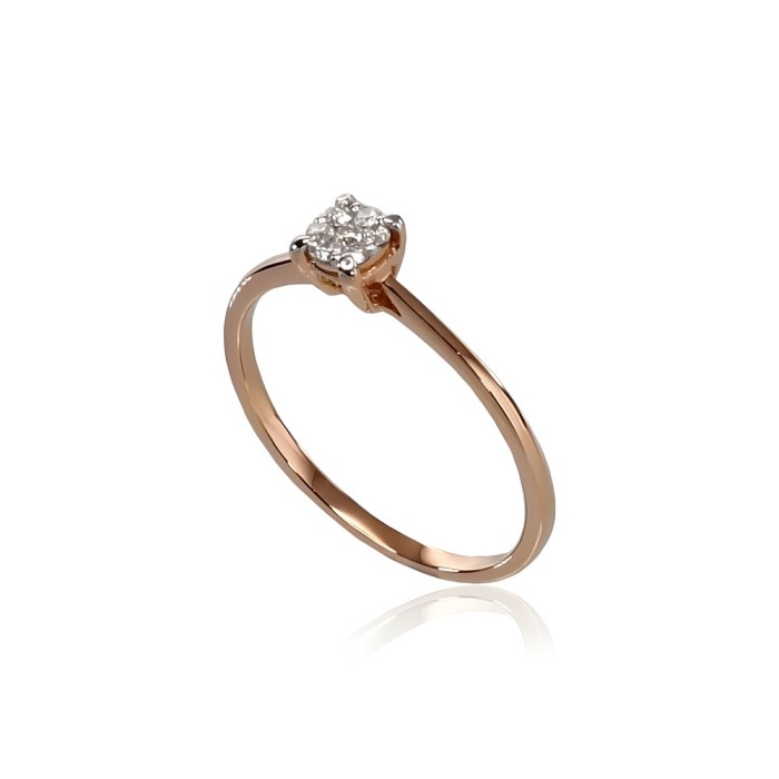 Gold Diamond Ring “Solitaire VI”