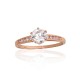 Gold Cubic Zirconia Ring “Juno Gold XXIII”