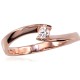 Gold Diamond Ring “Comet IV”
