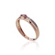 Gold Diamond and Ruby Ring “Heavenly Gift IV”