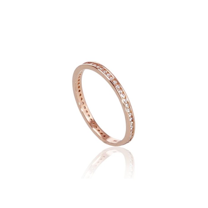 Gold Cubic Zirconia Ring “Babylon”