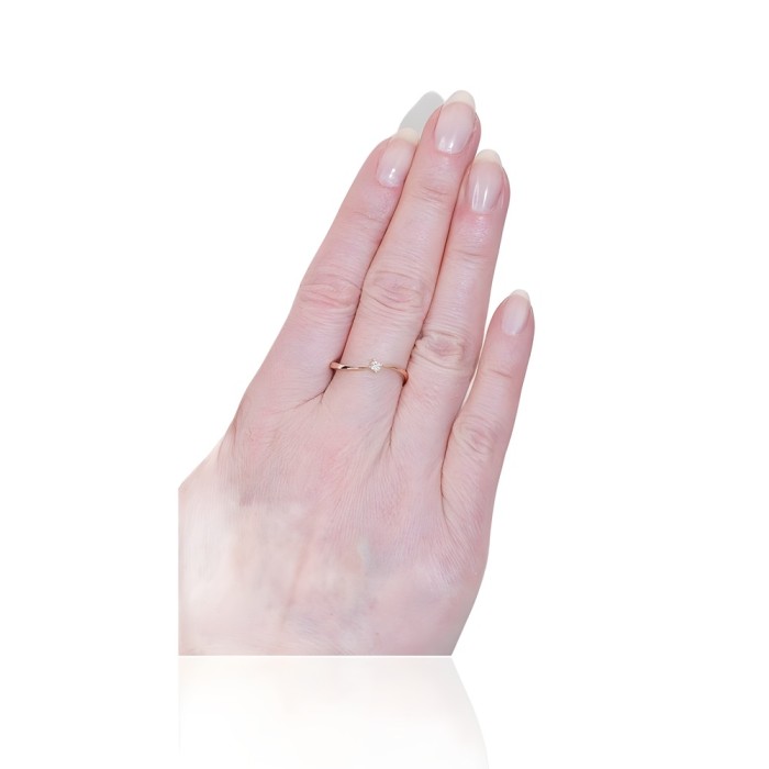 Gold Diamond Ring “Comet II”