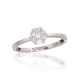 Gold Diamond Ring “Diamond Flower II”