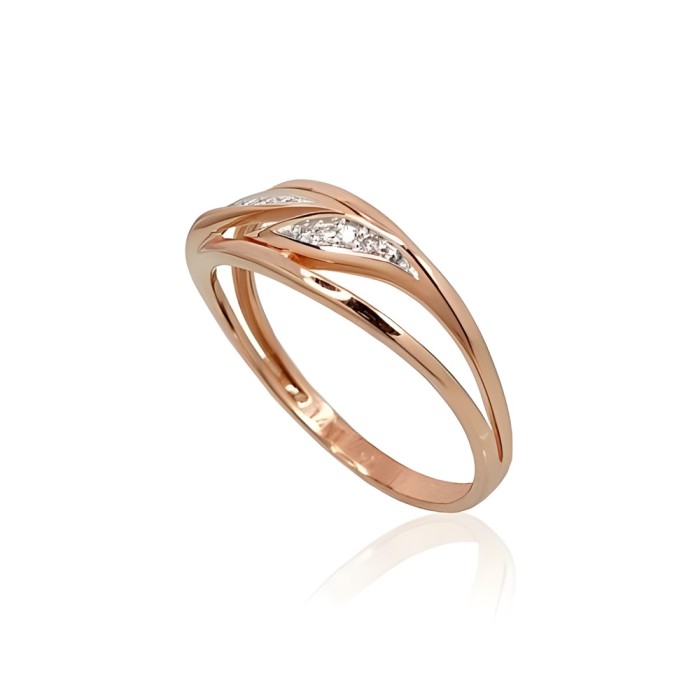 Gold Diamond Ring “Arianna”