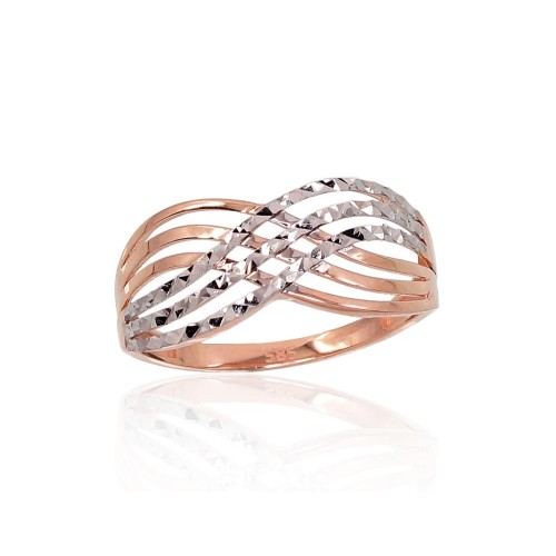 14K Red Gold Ring “Golden Wave XIX”