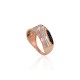Gold Cubic Zirconia Ring “The Keeper”
