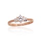 Gold Cubic Zirconia Ring “Khonsu IV”