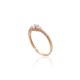 Gold Cubic Zirconia Ring “Shine of Love”