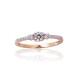 Gold Cubic Zirconia Ring “Shine of Love”