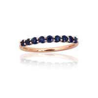 Gold Sapphire Ring “Athena IX”