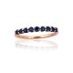 Gold Sapphire Ring “Athena IX”