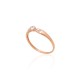 Gold Cubic Zirconia Ring “Juno Gold XV”