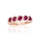 Gold Diamond and Ruby Ring “Athena”