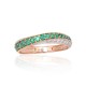 Gold Diamond and Emerald Ring “Roxana III”
