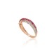 Gold Diamond and Ruby Ring “Roxana IV”