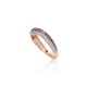 Gold Diamond and Sapphire Ring “Roxana V”