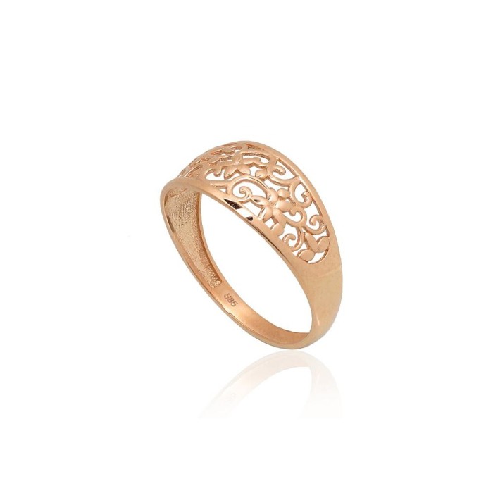 Auksinis žiedas „Blooming Charm II“