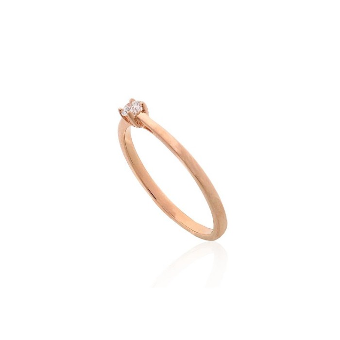 Gold Diamond Ring “Spark of Eternity”