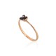 Gold Diamond and Sapphire Ring “Midnight Bloom”