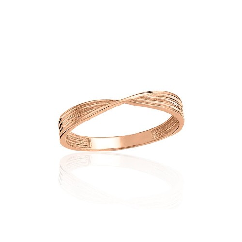 Gold Ring “Infinite Line”