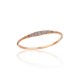 Gold Cubic Zirconia Ring “Sparkling Line”