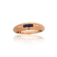 Gold Diamond and Sapphire Ring “Odette”