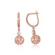 Gold Cubic Zirconia Earrings “Diamond Dust”