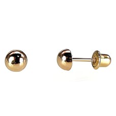 14K Red Gold Stud Earrings “Molly XXXVI”