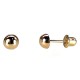 14K Red Gold Stud Earrings “Molly XXXVI”