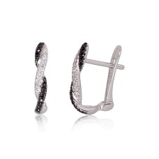Gold Diamond Earrings “Roxana II”