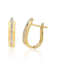 Gold Diamond Earrings “Artemis”