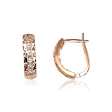 Gold Cubic Zirconia Earrings “Verta VIII”