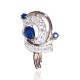 Gold Diamond and Sapphire Earrings “Grotex VI”